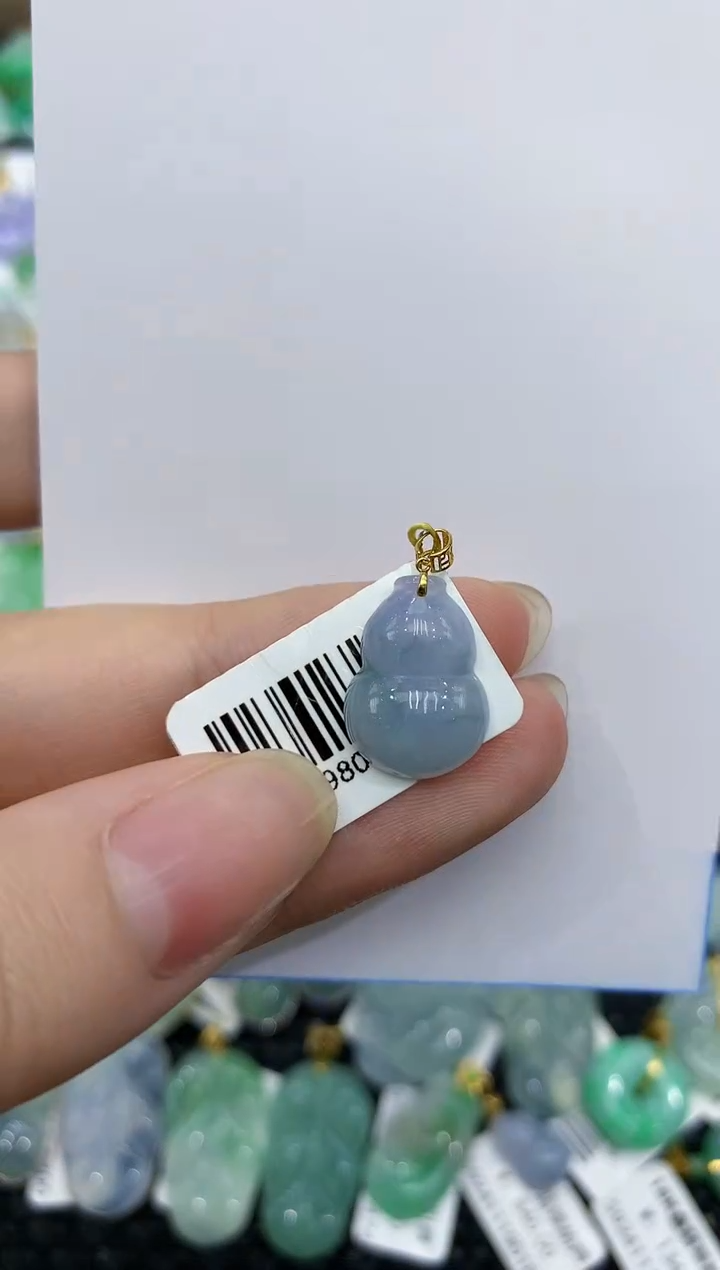 【闪购商品】翡翠颈饰18K金镶嵌8888888888