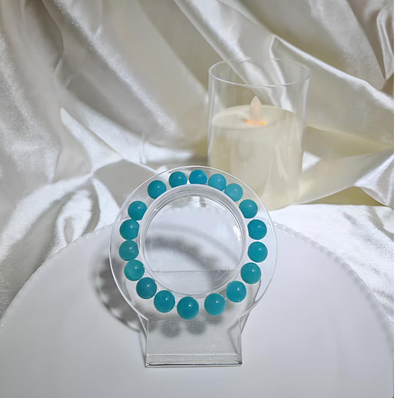 沐屿原创天河石水晶手链10m