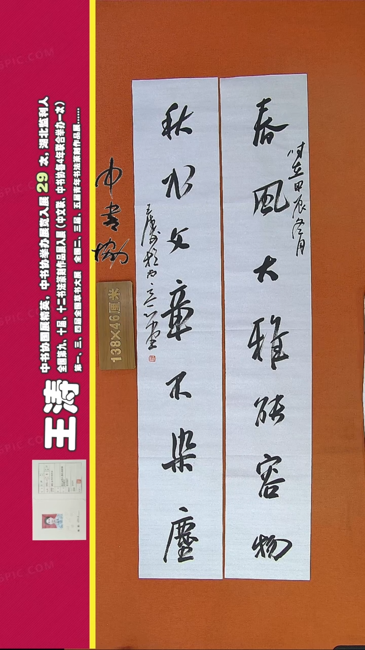 【闪购商品】书法15E王涛书法作品