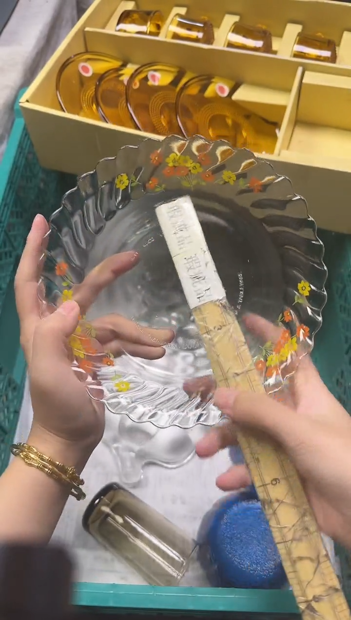 手工艺品玻璃啃**果803瑕疵