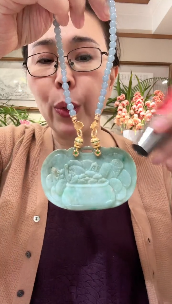 【闪购商品】翡翠颈饰未镶嵌国风