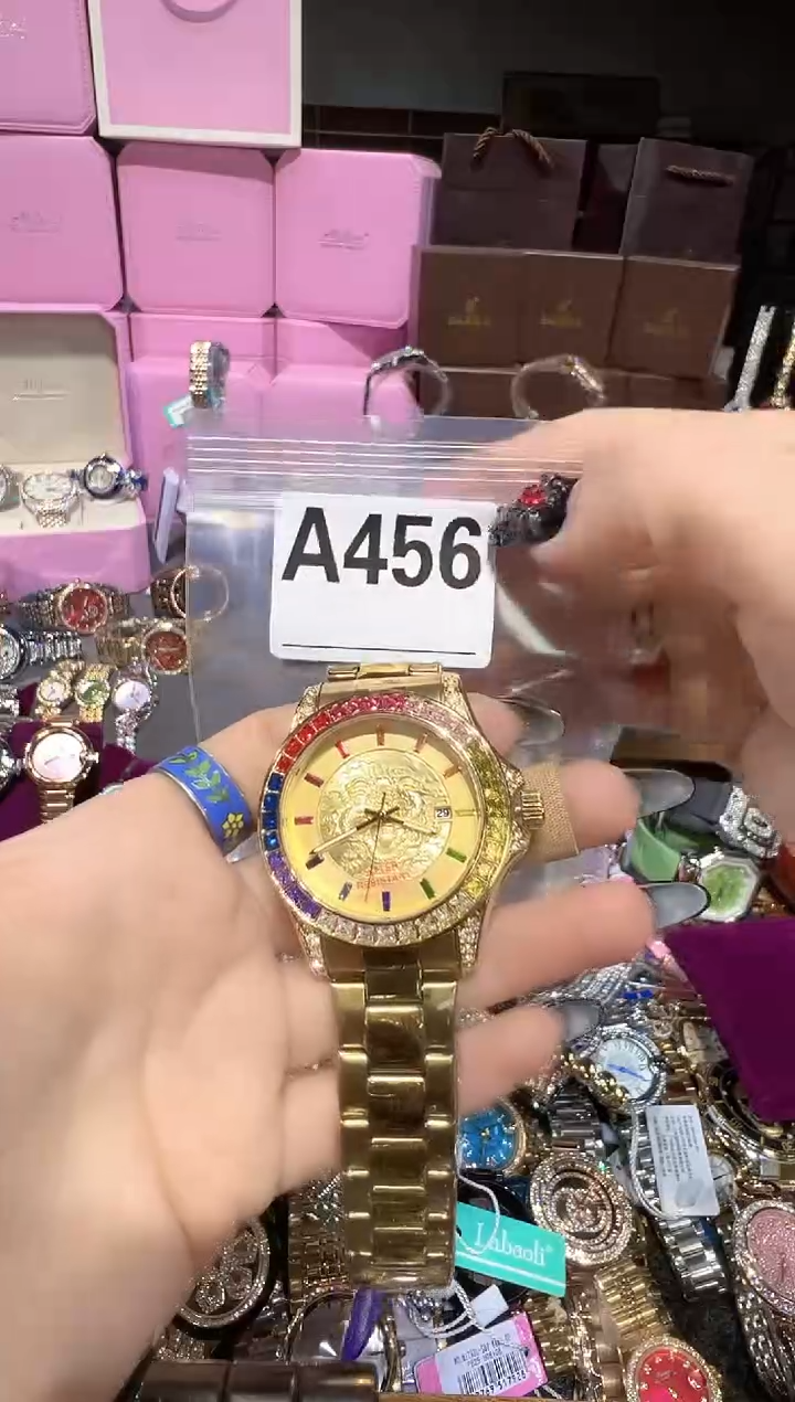 石英机芯不锈钢不锈钢东****杨直播定闪专用