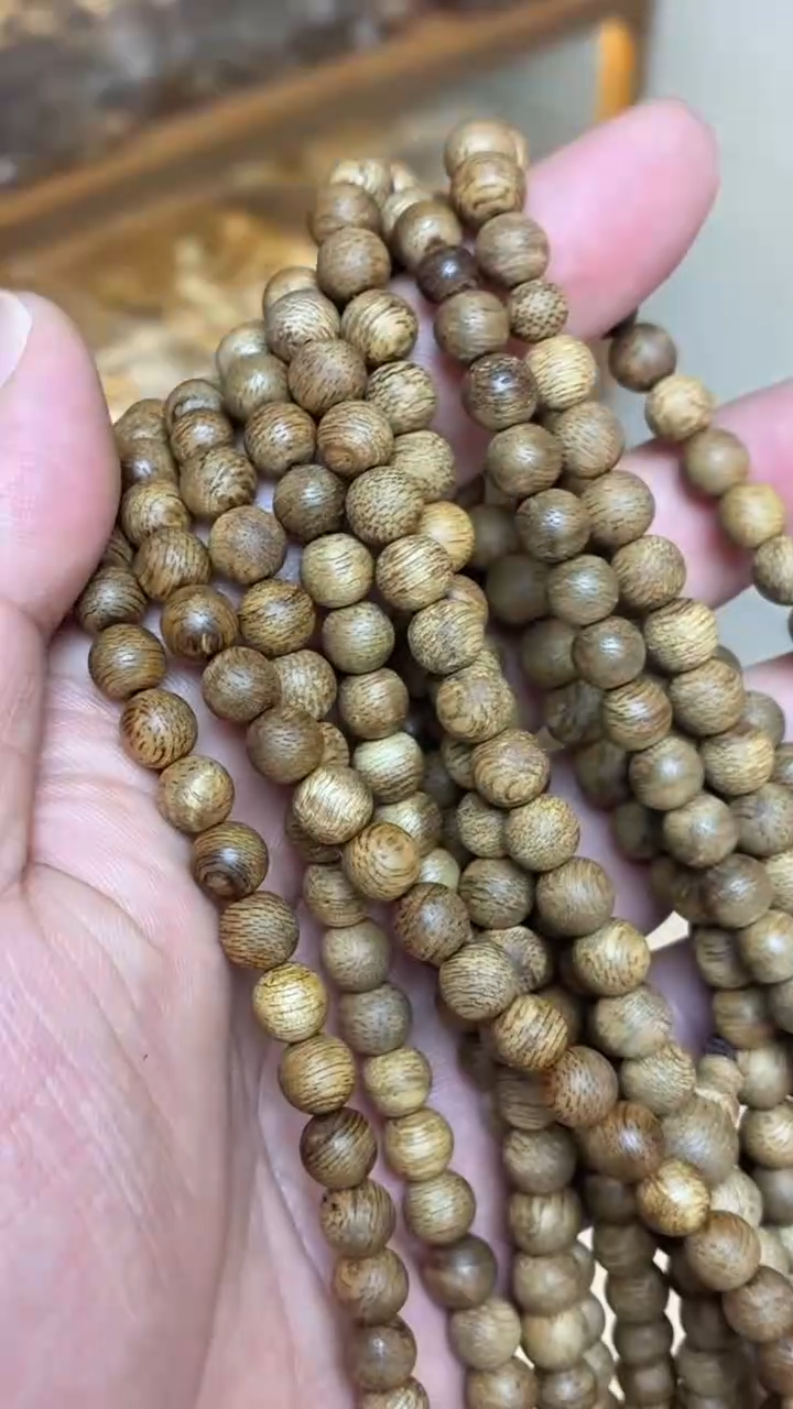 沉香手串 斯里兰卡圆珠长串0.7+多样性发其一