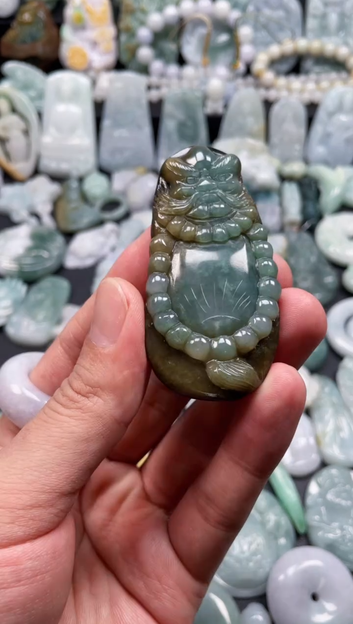 翡翠未镶嵌颈饰天然翡翠a货