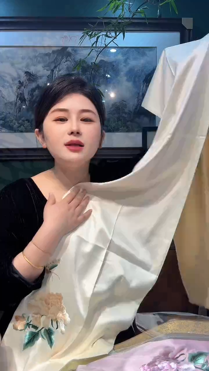 横款非遗苏绣手工刺绣围巾3随发