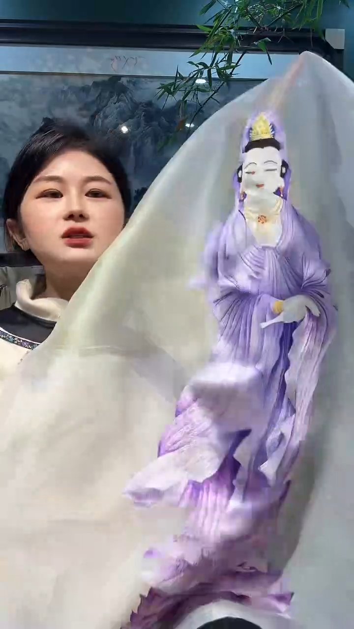 竖款然**?非遗苏绣手工刺绣摆绣片