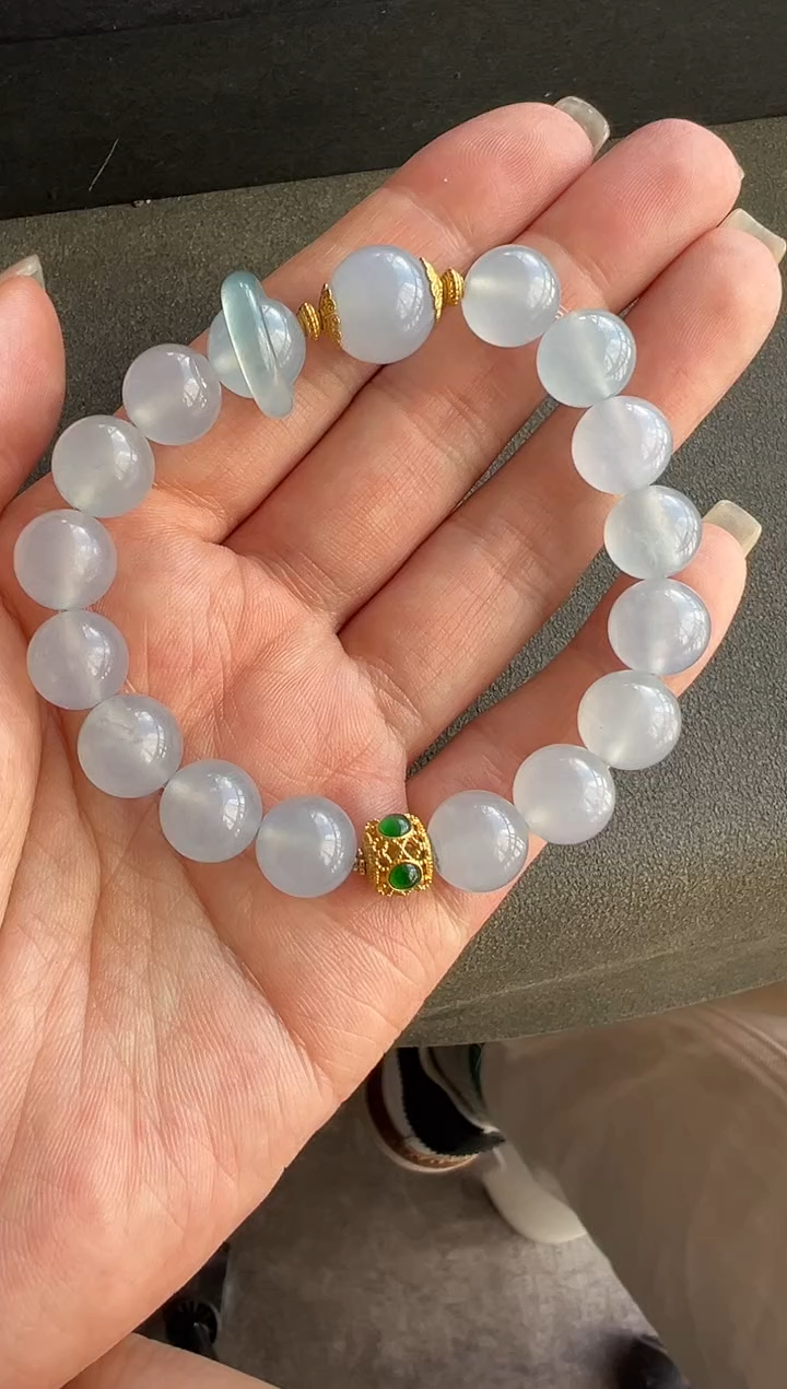 【闪购商品】翡翠手串未镶嵌翡翠珠链 10-11