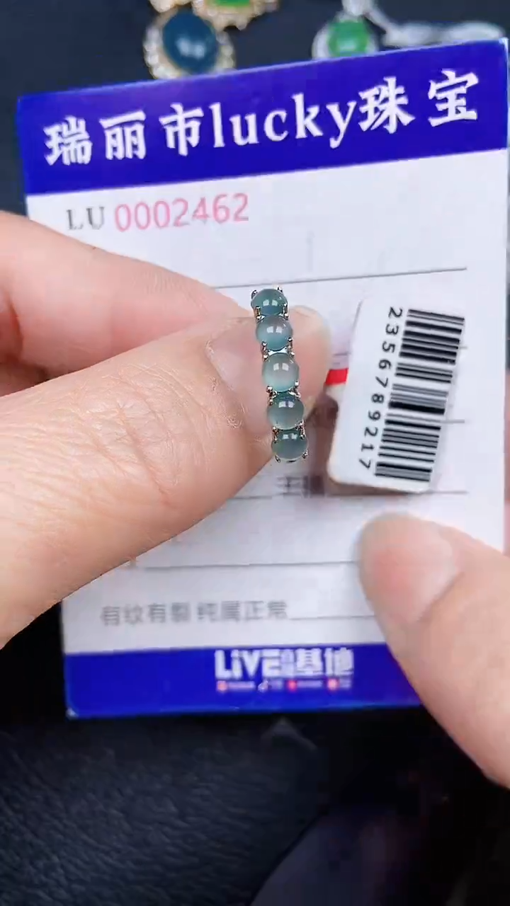 颈饰银S925镶嵌翡翠2462