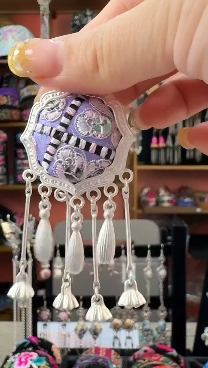 织绣艺枝独绣老绣饰品141