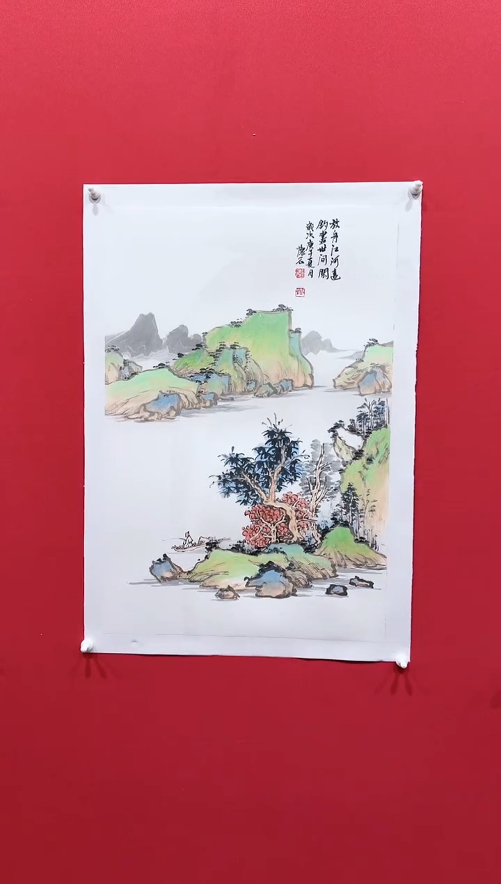 【闪购商品】国画李国民46*68........