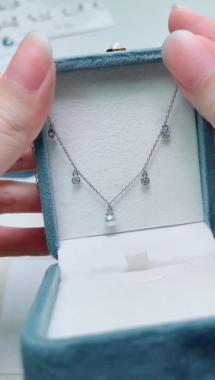 银S925镶嵌其他淡水珍珠多样性发一1507