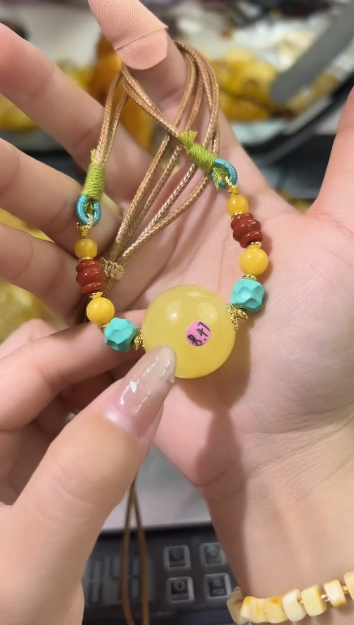 裸石琥珀未镶嵌天然琥珀蜜蜡吊坠