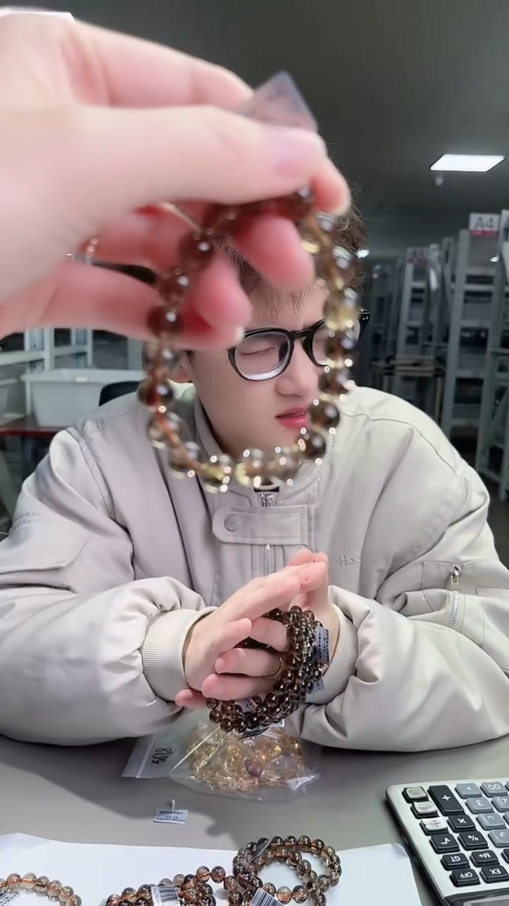 未镶嵌手链水晶茶阿塞水晶手链