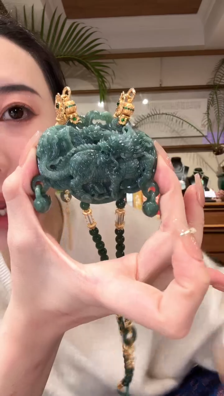 【闪购商品】翡翠颈饰未镶嵌国风