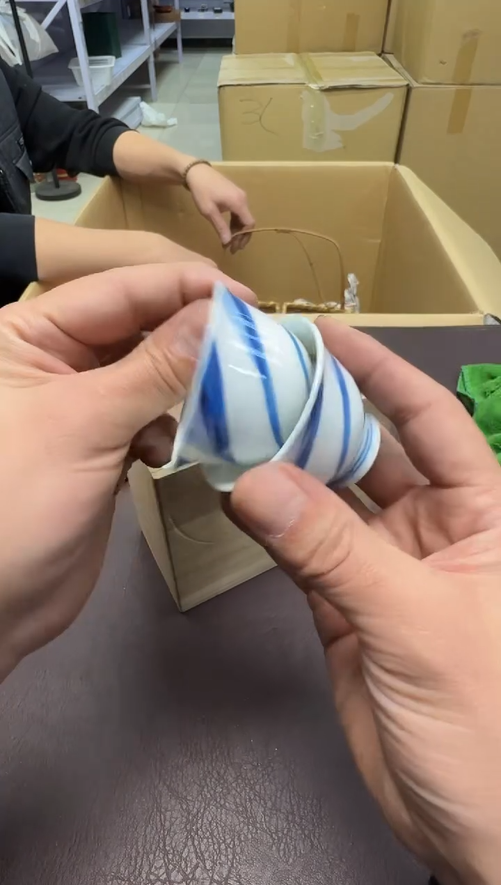 手工艺品钧瓷马**功373