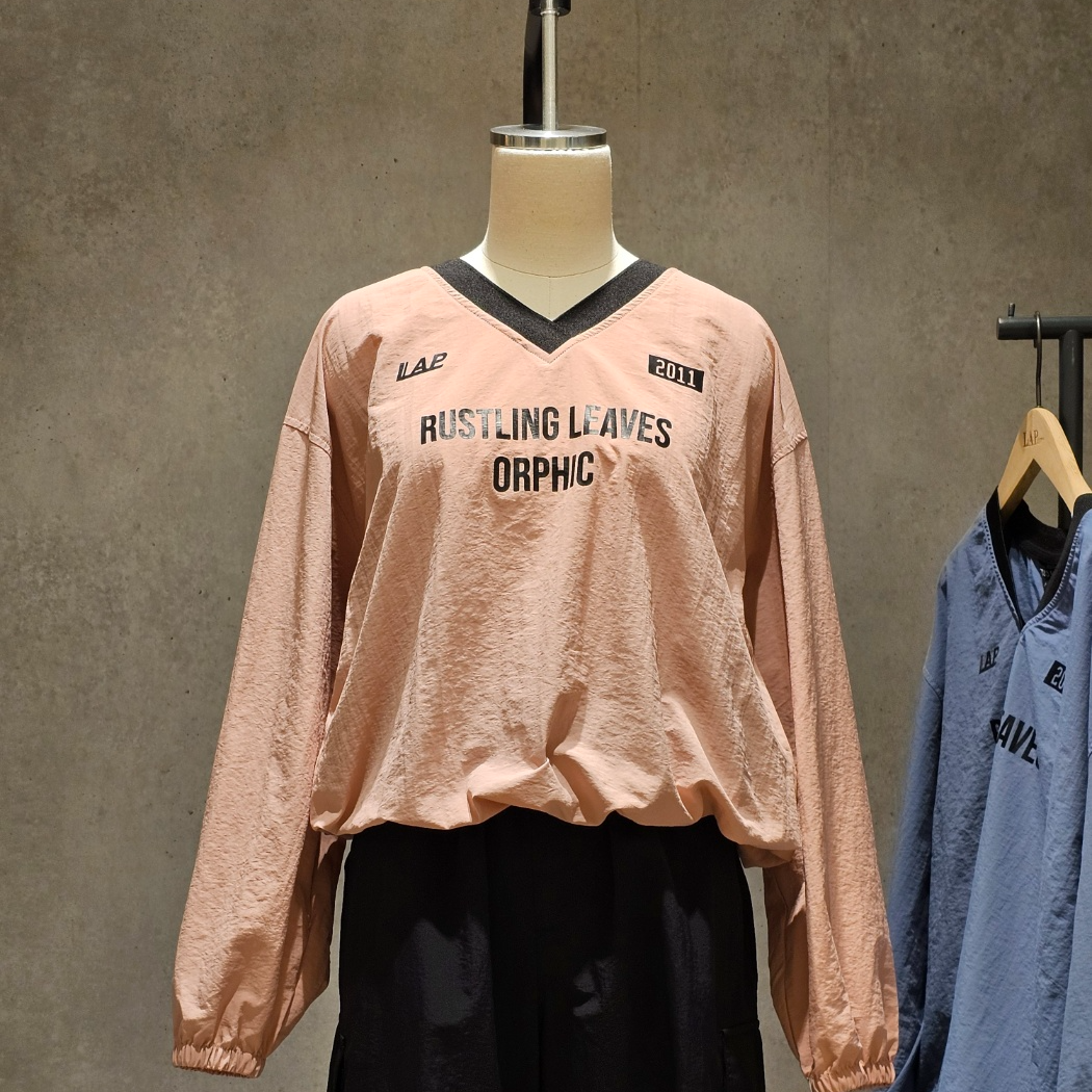 LAP LOS ANGELES PROJECT长袖T恤休闲宽松拼接字母印花AR3CT862