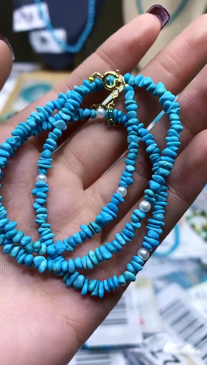 【闪购商品】绿松石项链未镶嵌185