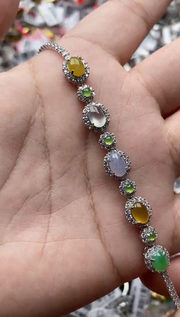 【闪购商品】翡翠戒指银S925镶嵌2222---1