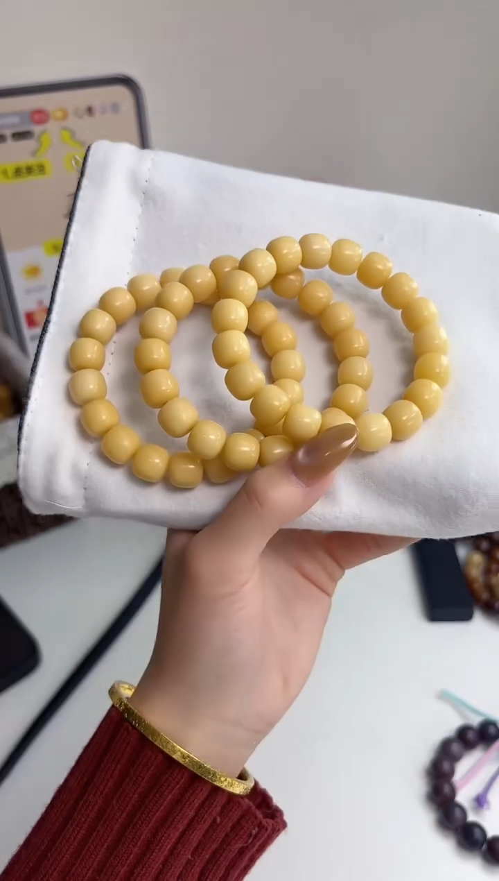 手串菩提根/象牙果沐a33二舅干磨桶珠10*11mm手串