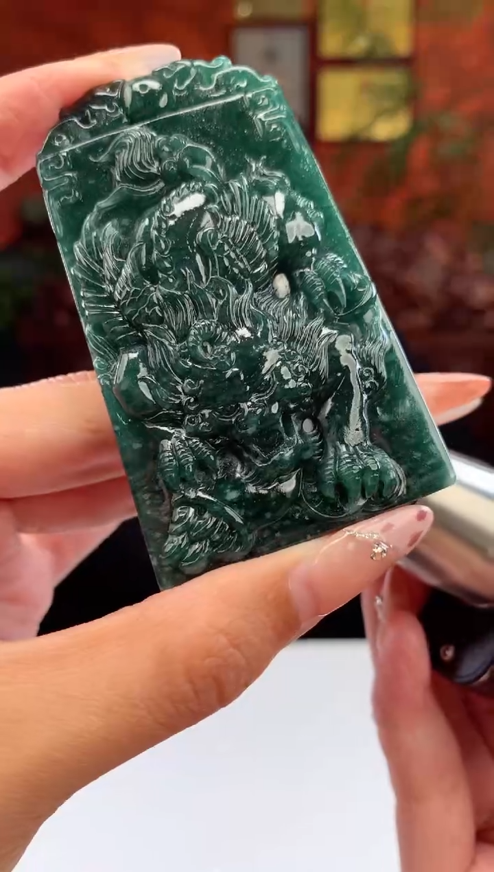 【闪购商品】定制翡翠未镶嵌挂件发货（拍一发一）