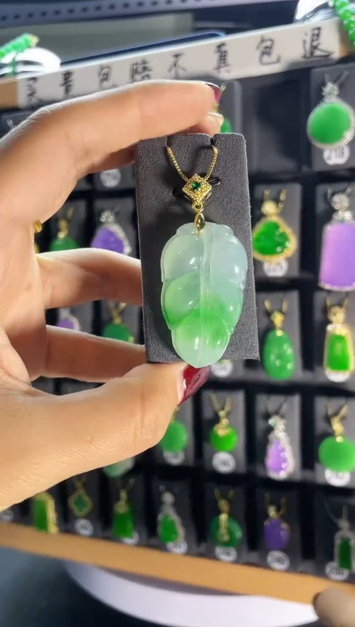 【闪购商品】翡翠耳饰银S925镶嵌217..