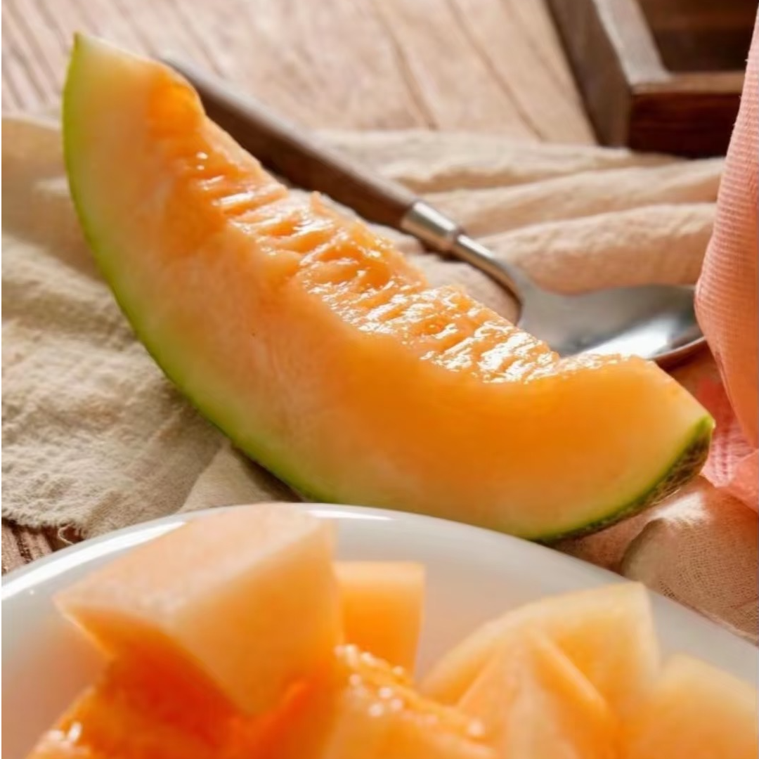 【水果到家】海南哈密瓜脆甜18.8一个约4斤