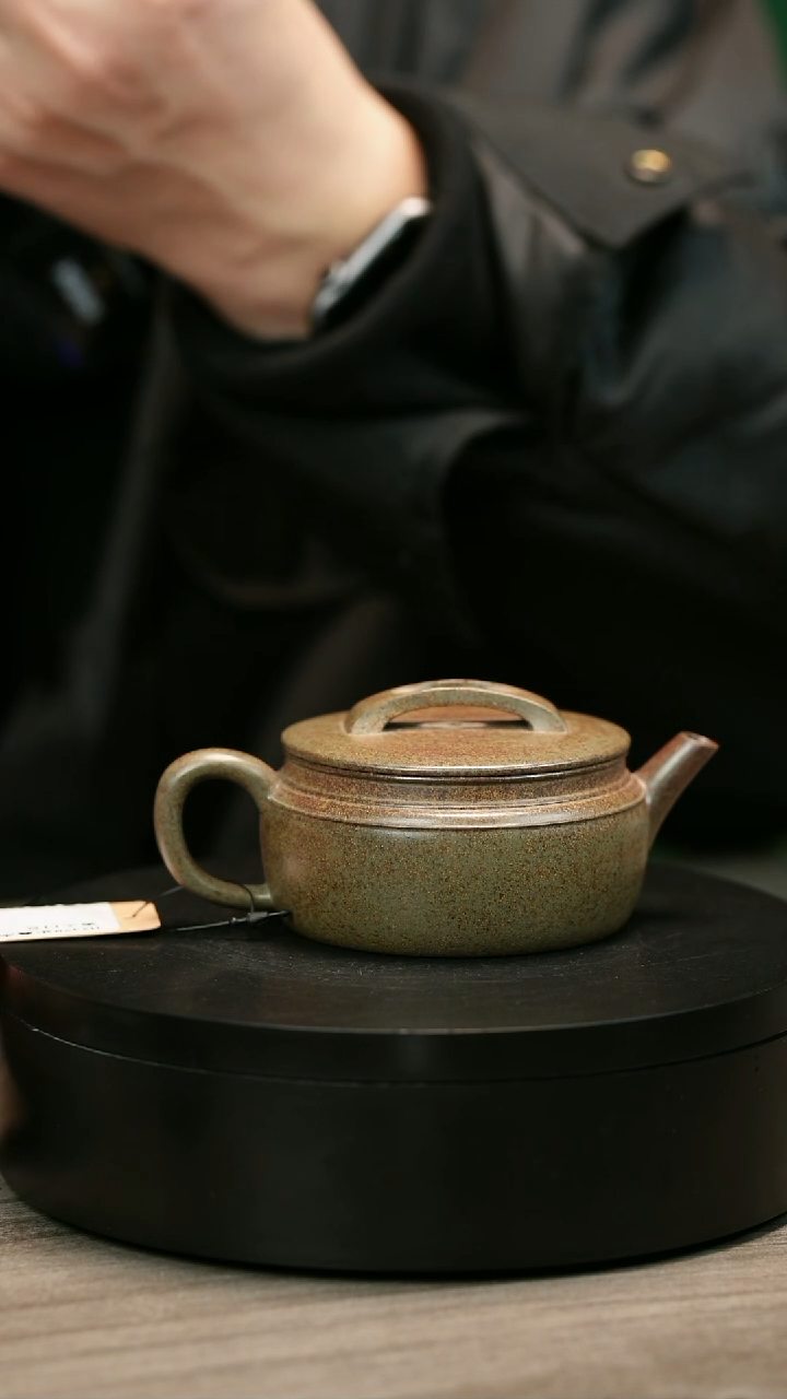 茶壶紫砂知**乐H2398史鑫杰段泥光素大口瓦