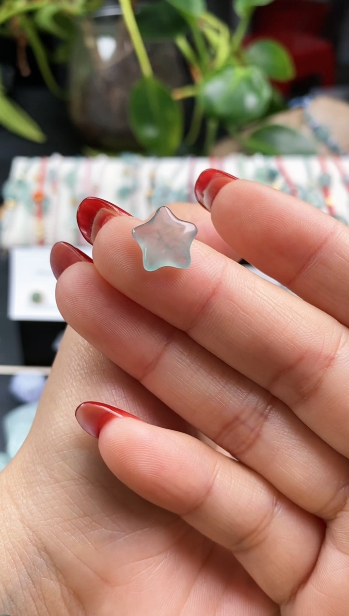 【闪购商品】翡翠戒指未镶嵌大星星