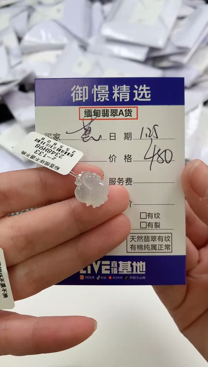 【闪购商品】翡翠颈饰未镶嵌59         