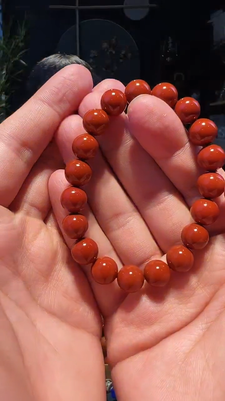 【闪购商品】南红玛瑙手串未镶嵌10+精圆