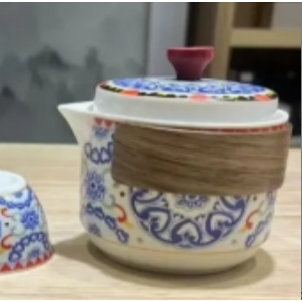 G2913-青花多彩旅行套（带包）HOY