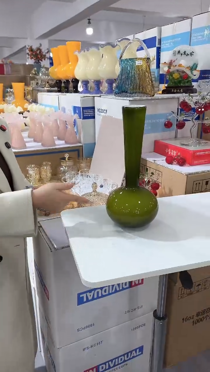 【闪购商品】琉璃简屿花器V-品7