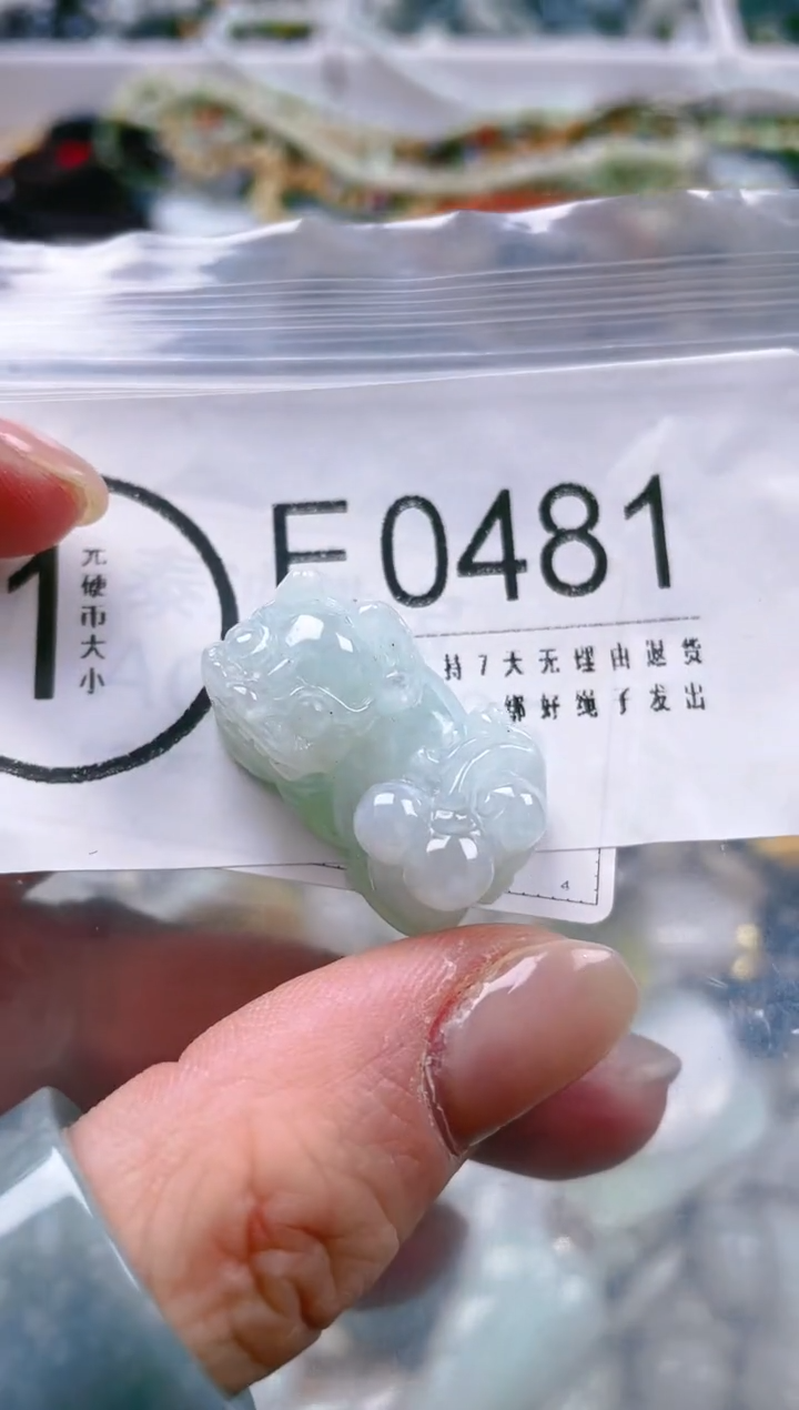 【闪购商品】翡翠颈饰未镶嵌/E/翡翠A货一图一物