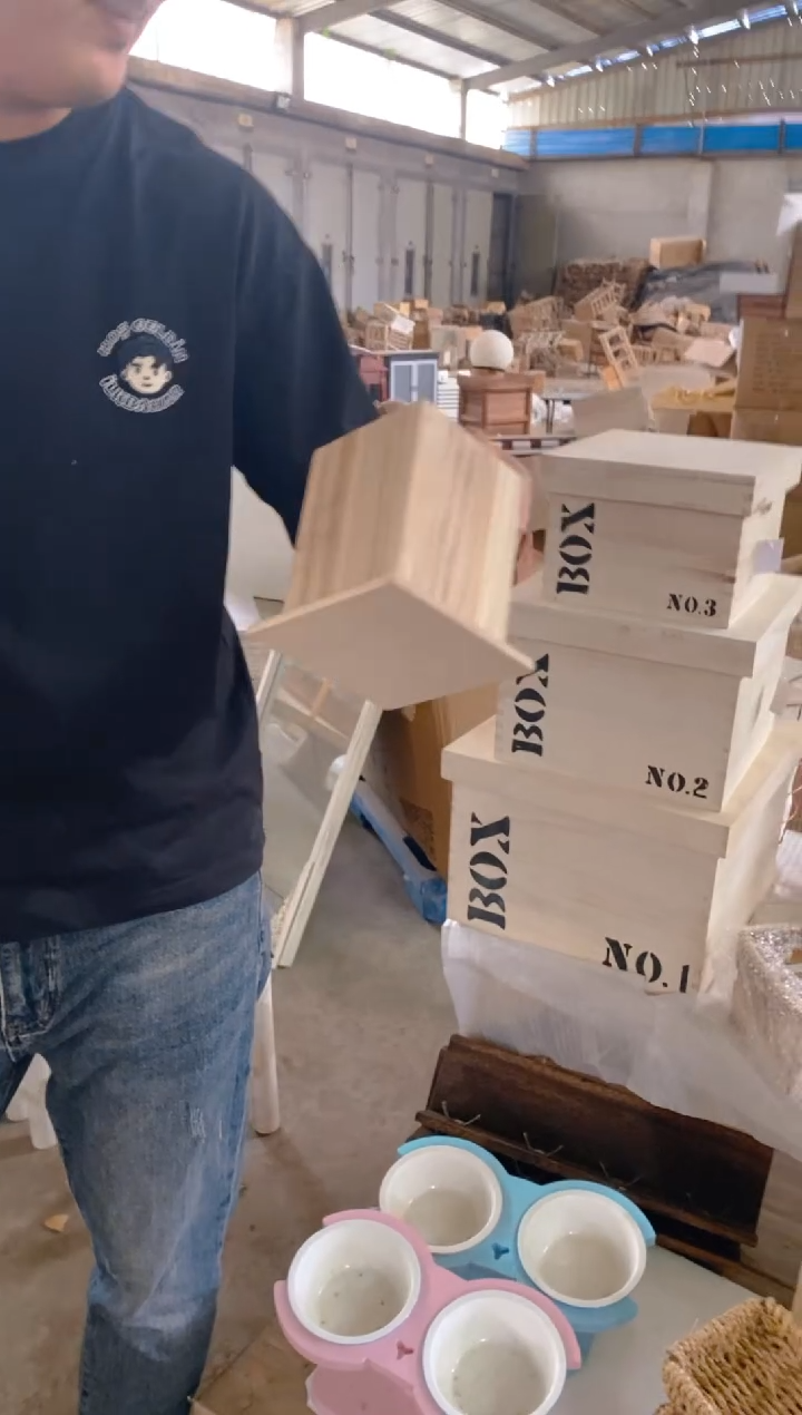 木圆角款214拍一发四收纳