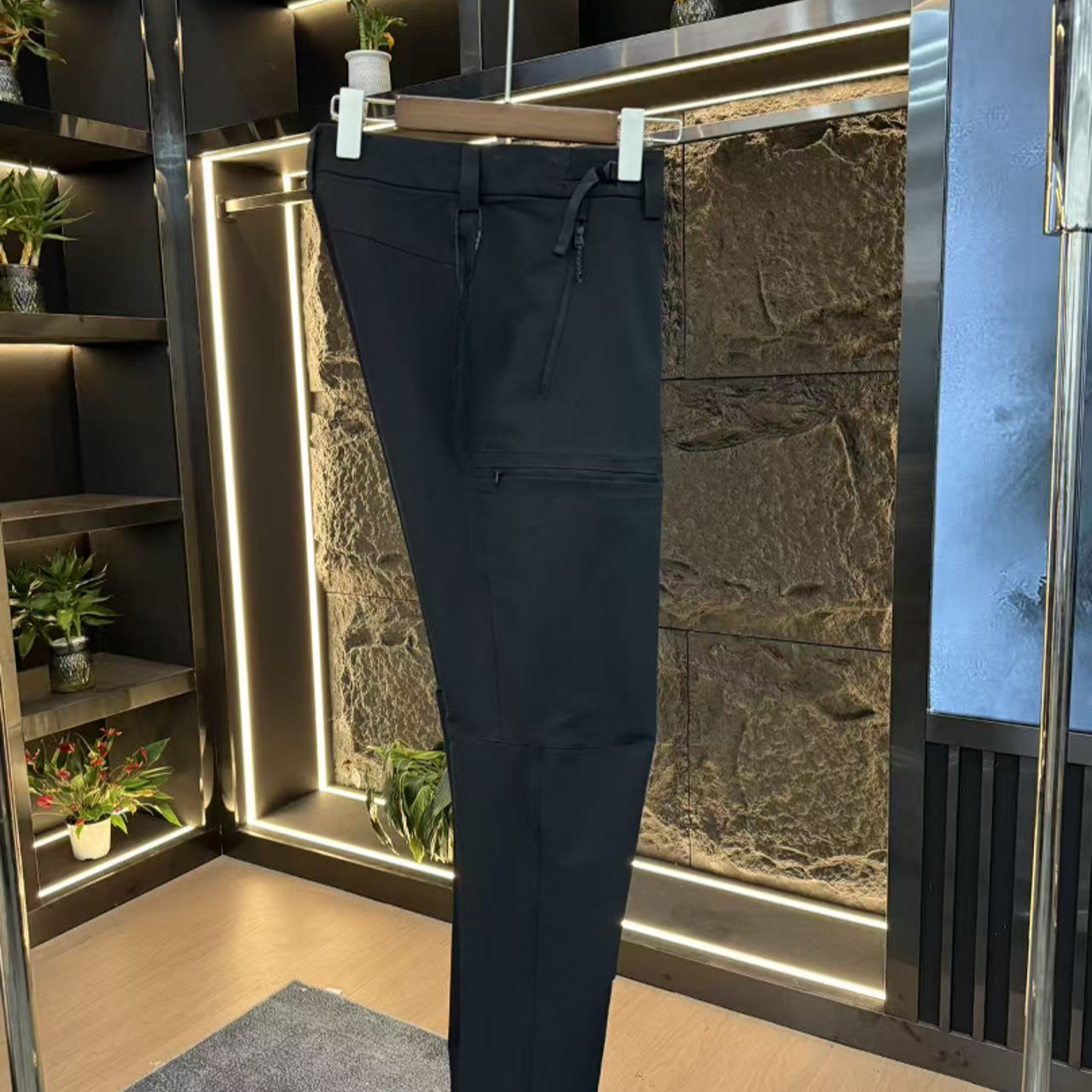 常规款休闲裤男裤冬季长裤透气户外工装裤冲锋裤微弹