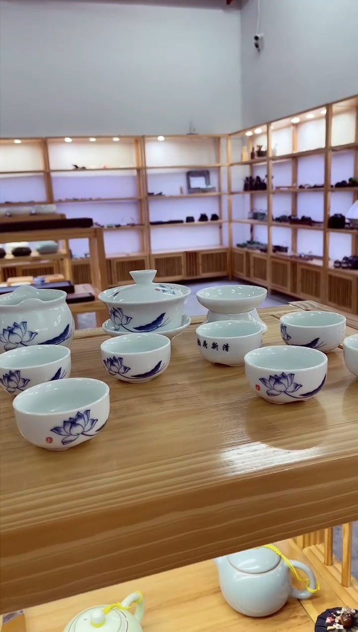 【闪购商品】12头功夫茶具【清荷】@@MTZGFQH12