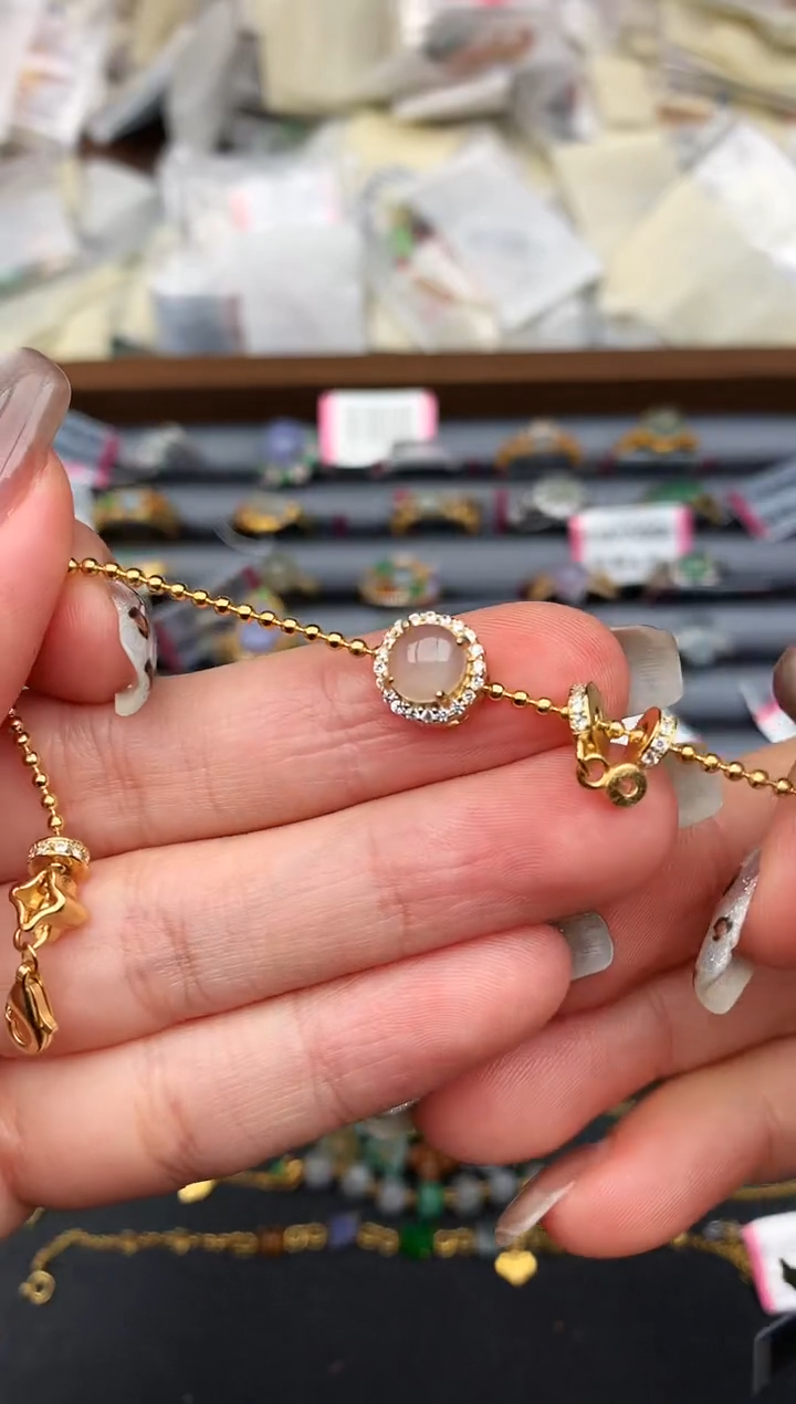 银S925镶嵌挂件翡翠—