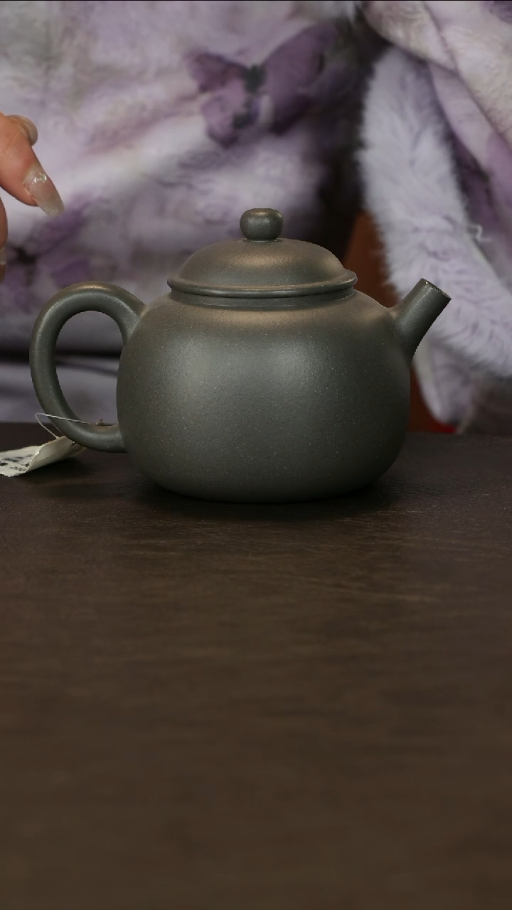 【闪购商品】紫砂茶壶直播福利胡琪天青泥匏尊壶220cc