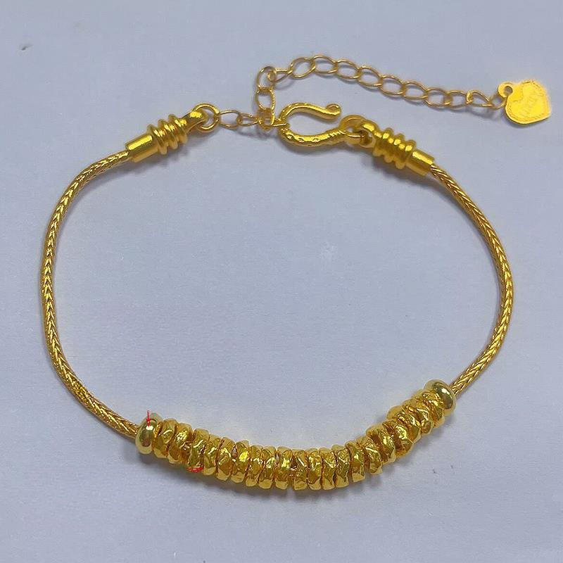 【敏敏专享】足金999投资金 无氰盘缠珠配件 HJS1789