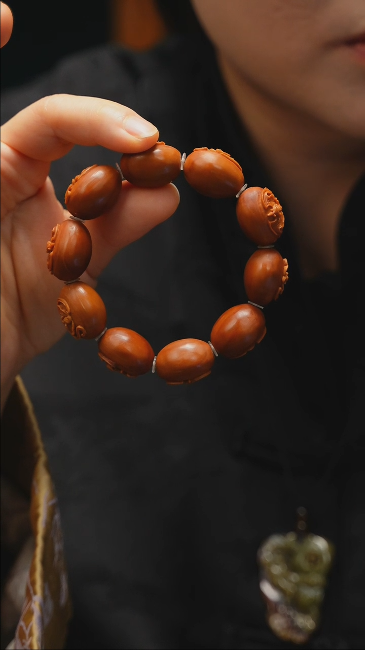 【闪购商品】橄榄核手串/手链福在眼前