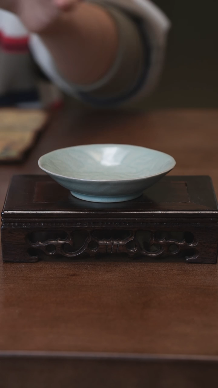 【闪购商品】Y宝丰宋官窑原产地汝瓷杯垫
