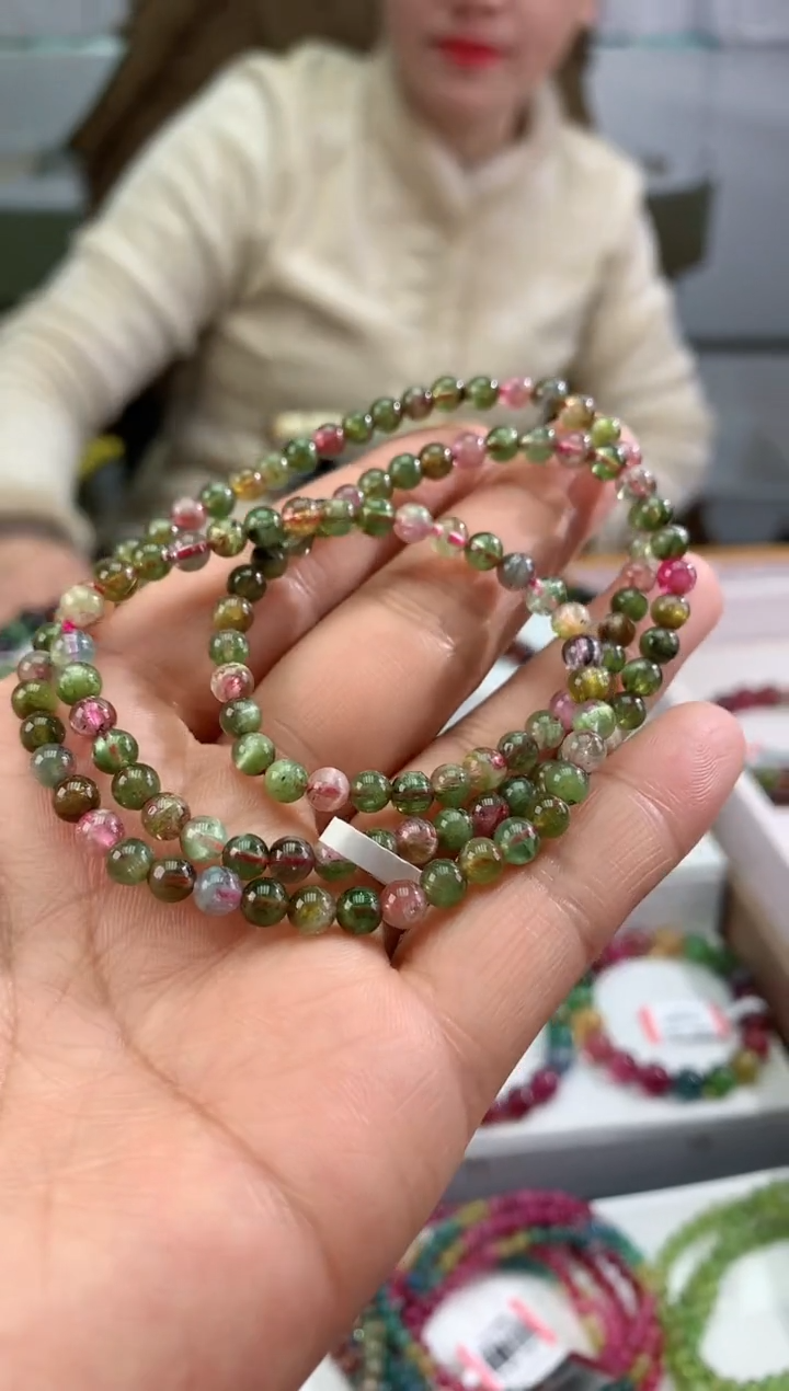 【闪购商品】碧玺手串未镶嵌多样性发一条