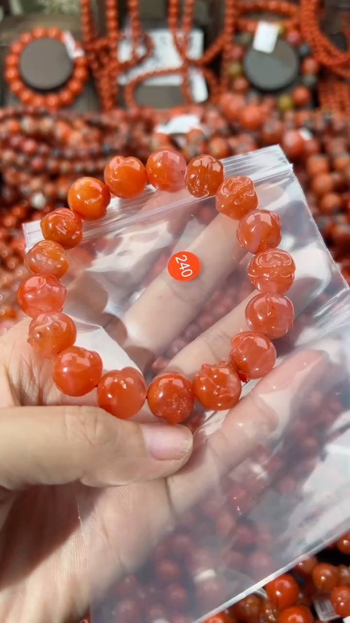 【闪购商品】南红玛瑙手串未镶嵌13