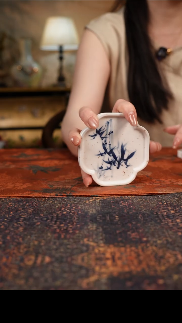 杯景德镇陶瓷杯碗柴烧多人