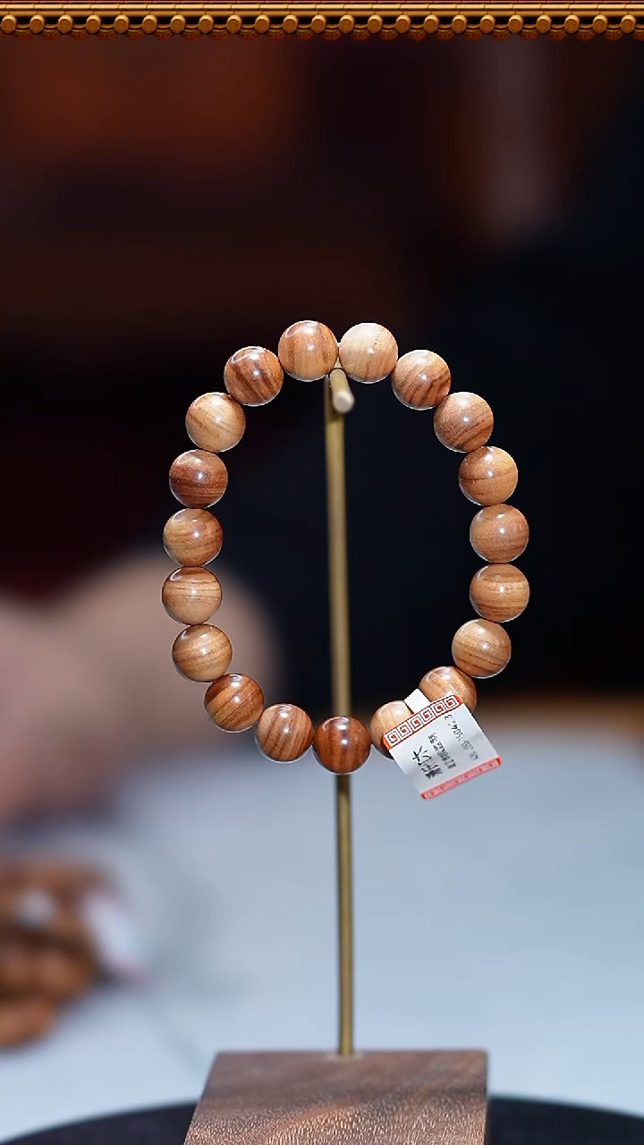 檀香木手串/手链老山檀1.0*横纹沉水单圈42012053