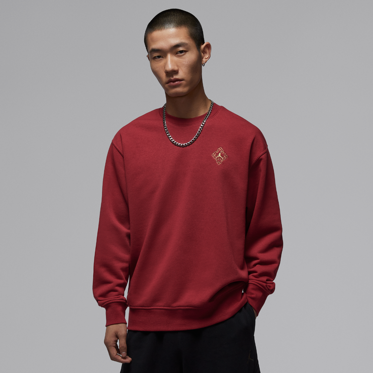 NIKE/耐克官方正品 AJ男子红色运动休闲长袖卫衣IR0113-613