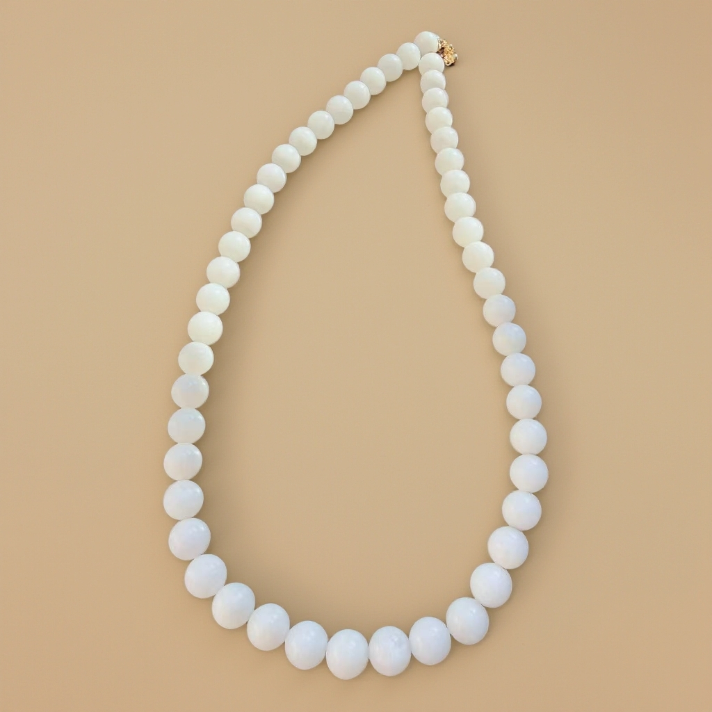 【抖音质检先鉴后发一物一证书】保正品保天然和田玉白玉项链