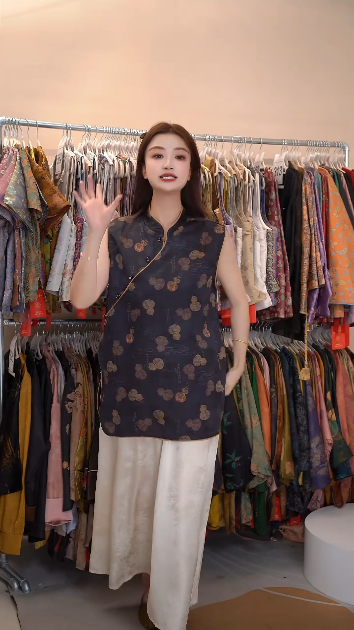清仓夏款君子纤真丝香云纱女装新中式