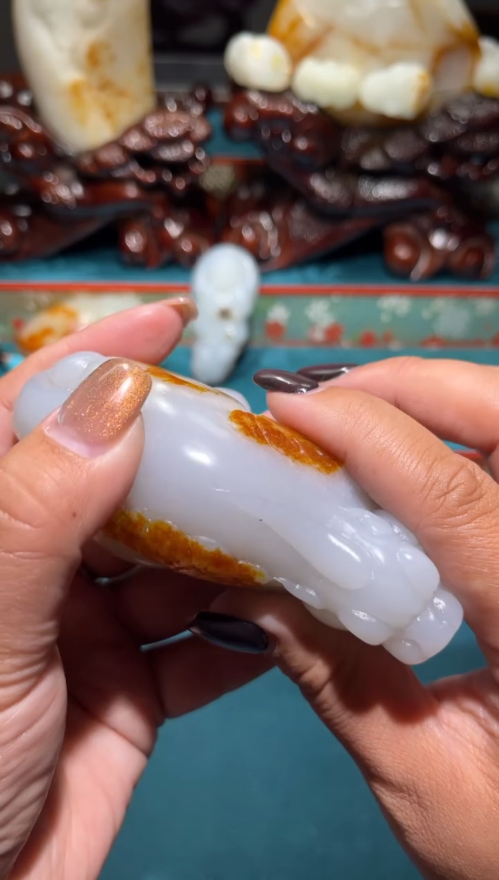 未镶嵌和田玉挂件一**凉1