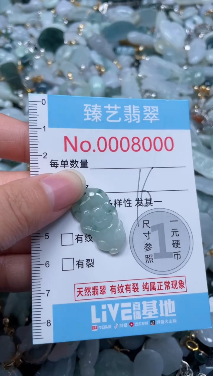 颈饰未镶嵌翡翠8000